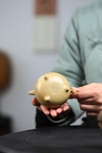 San Zu Bao Ding  250cc - Yixing Zisha Purple Clay Teapot