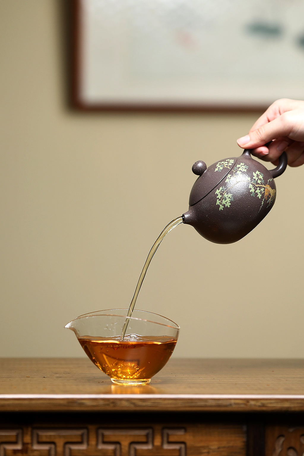 Xi Shi   280cc  - Yixing Zisha Purple Clay Teapot