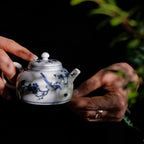 Blue and white porcelain teapot   -Jingdezhen porcelain