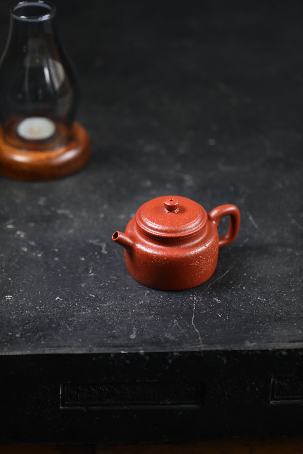 De Zhong  160cc  - Yixing Zisha Purple Clay Teapot