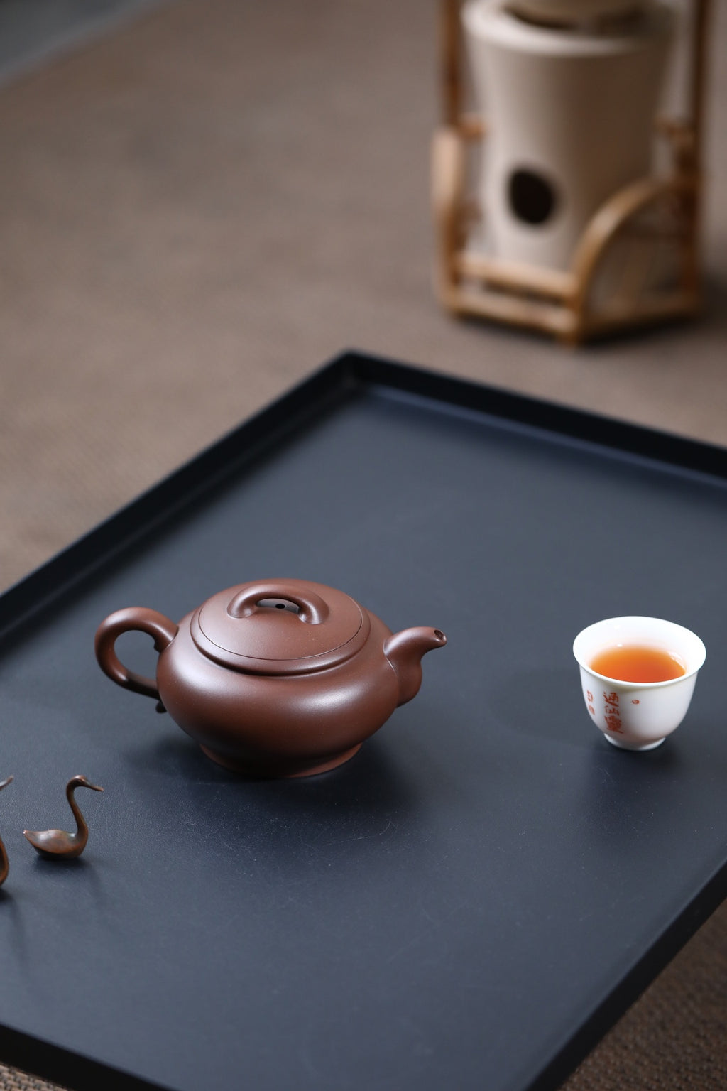 Gu Quan   200cc  - Yixing Zisha Purple Clay Teapot