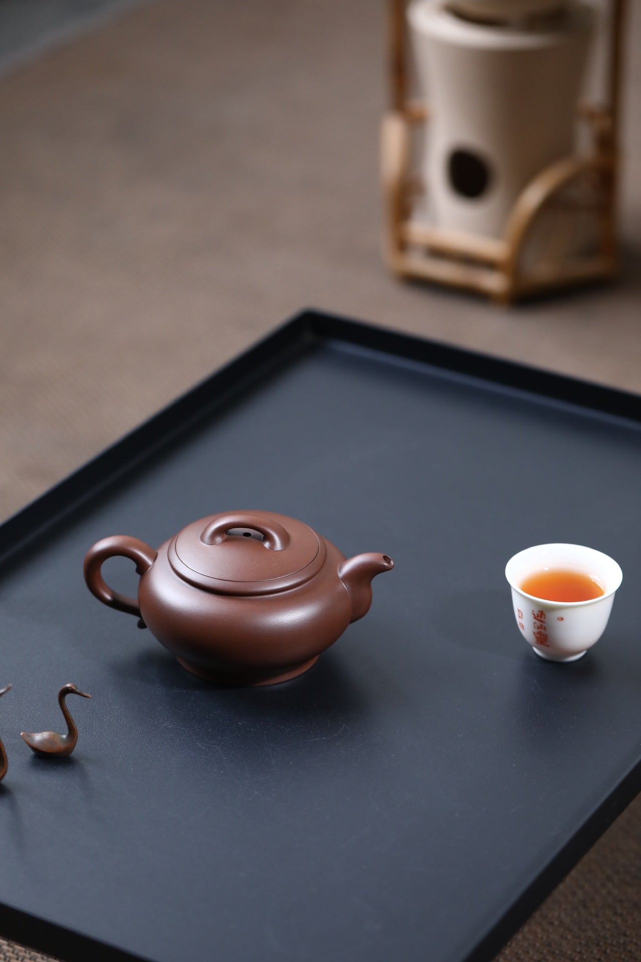 Gu Quan   200cc  - Yixing Zisha Purple Clay Teapot