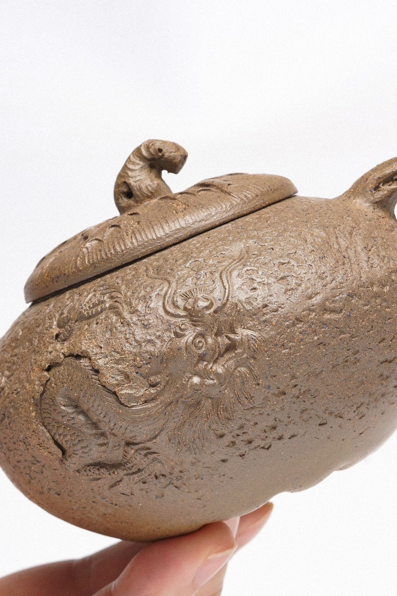 Yin Long Gong Chun  220cc   - Yixing Zisha Purple Clay Teapot