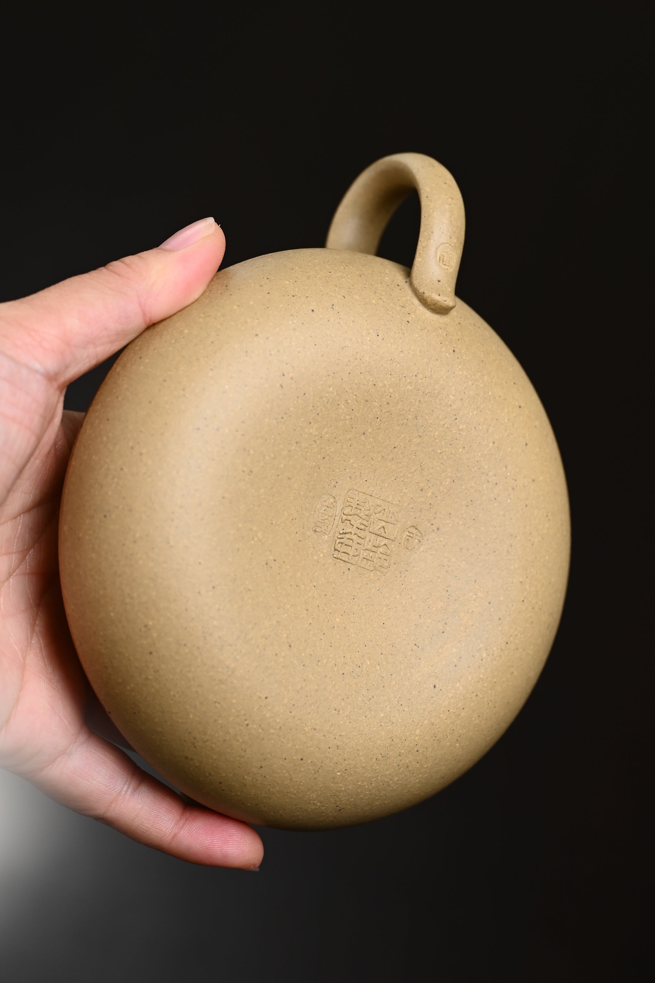 He Huan  300cc  - Yixing Zisha Purple Clay Teapot