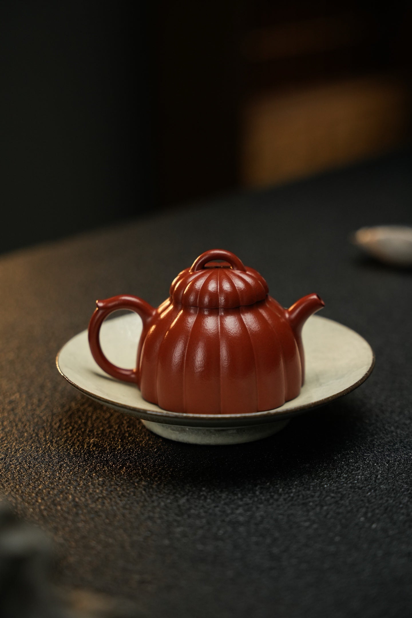 Ban Ju   135cc  - Yixing Zisha Purple Clay Teapot