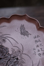 Die Xiang   - Yixing Zisha Purple Teapot Stand