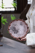Die Xiang   - Yixing Zisha Purple Teapot Stand
