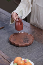Die Xiang   - Yixing Zisha Purple Teapot Stand