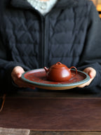 Li Ma Fa Cai    - Yixing Zisha Purple Teapot Stand