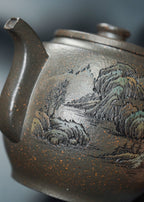 Ji Zhi Hu    280cc  - Yixing Zisha Purple Clay Teapot
