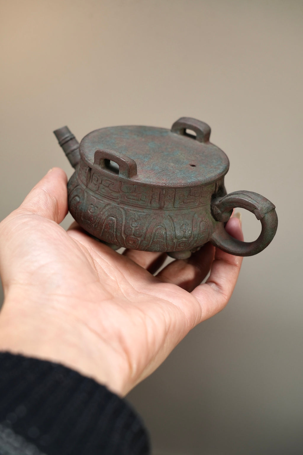 Ding    150cc  - Yixing Zisha Purple Clay Teapot
