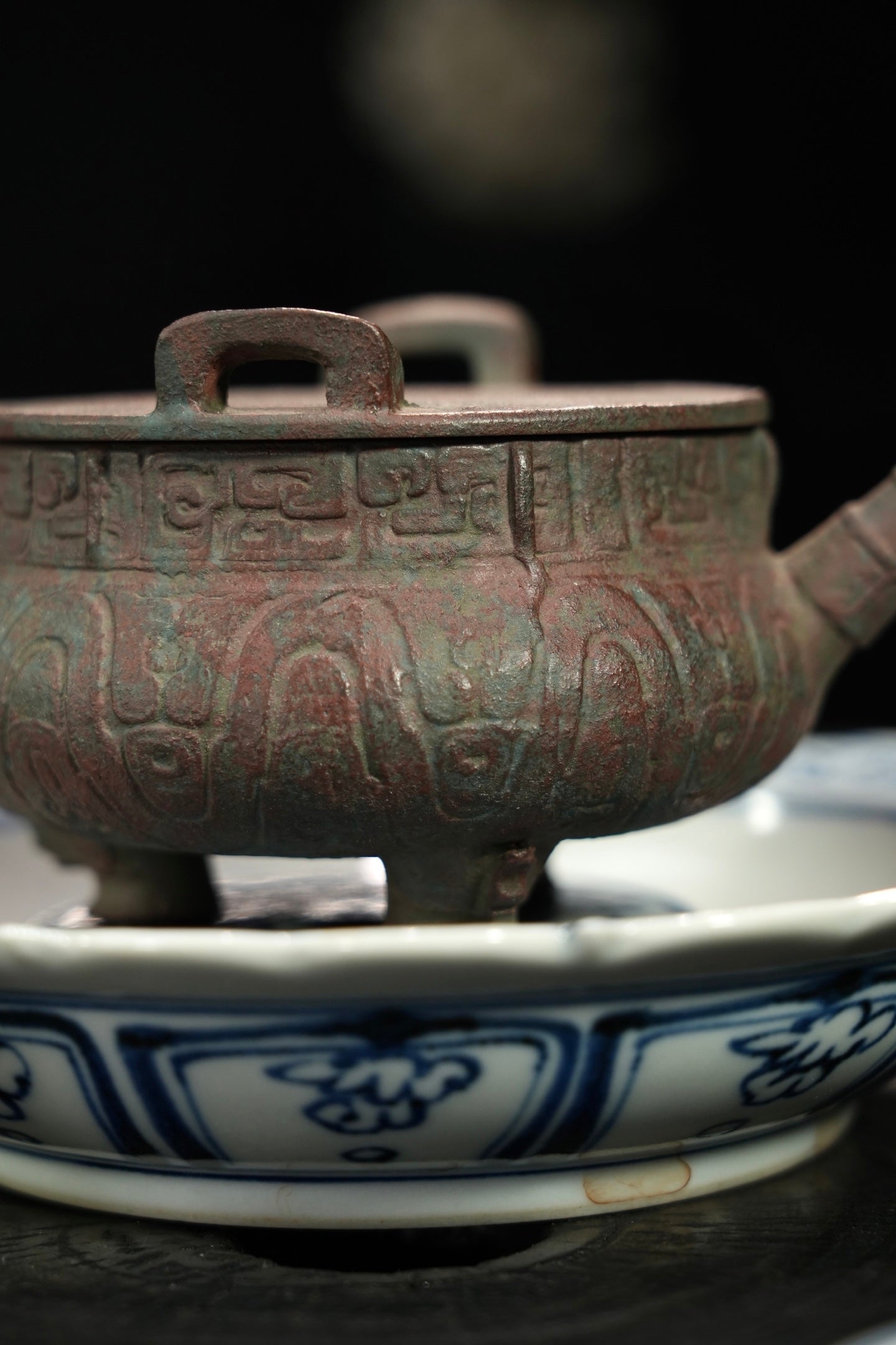 Ding    150cc  - Yixing Zisha Purple Clay Teapot