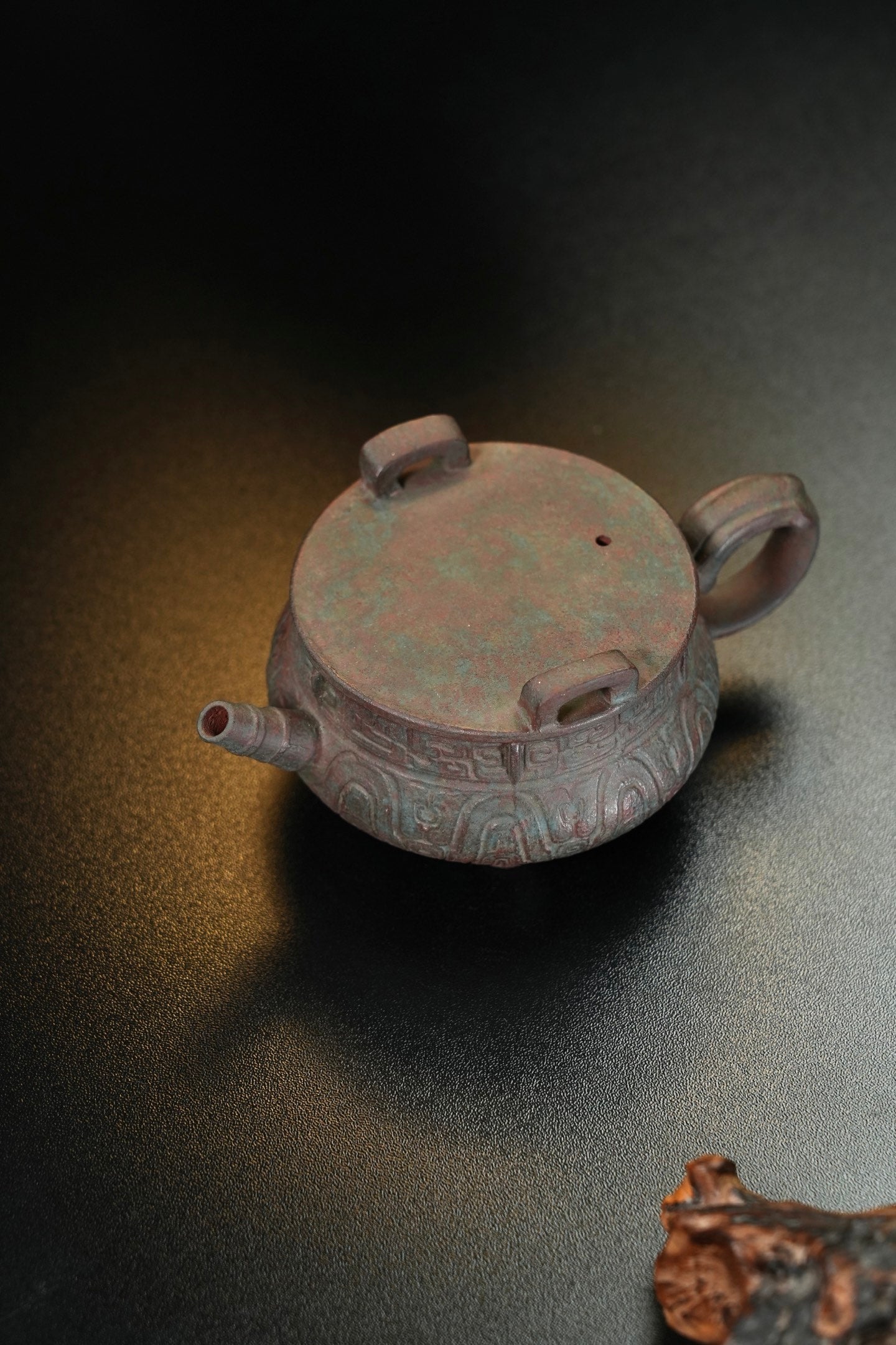 Ding    150cc  - Yixing Zisha Purple Clay Teapot