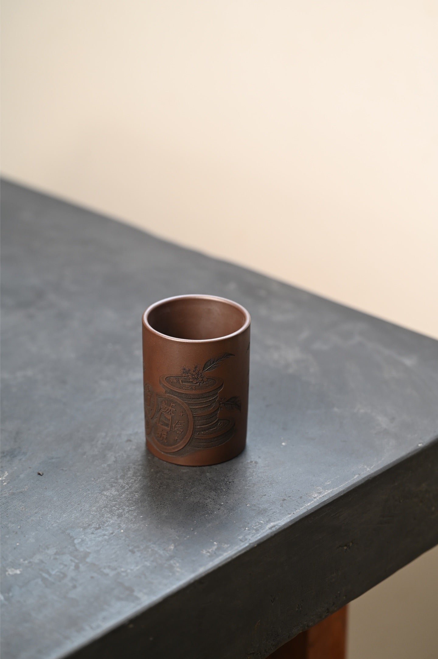 Zhao Cai Jin Chan  200cc  - Yixing Zisha Purple Clay  Cup