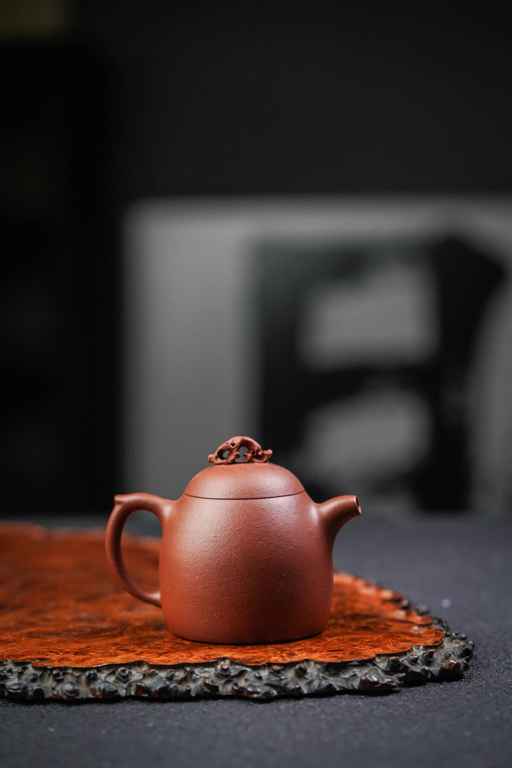 Qin Quan     110cc  - Yixing Zisha Purple Clay Teapot