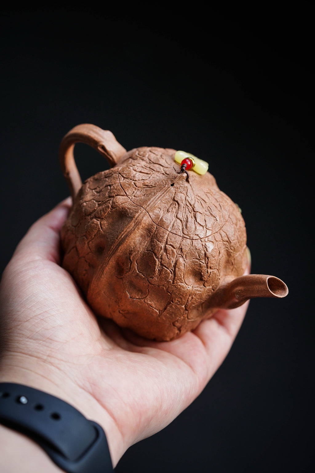 He Tao   150cc  - Yixing Zisha Purple Clay Teapot
