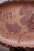 Hong Yun Dang Tou     - Yixing Zisha Purple Teapot Stand