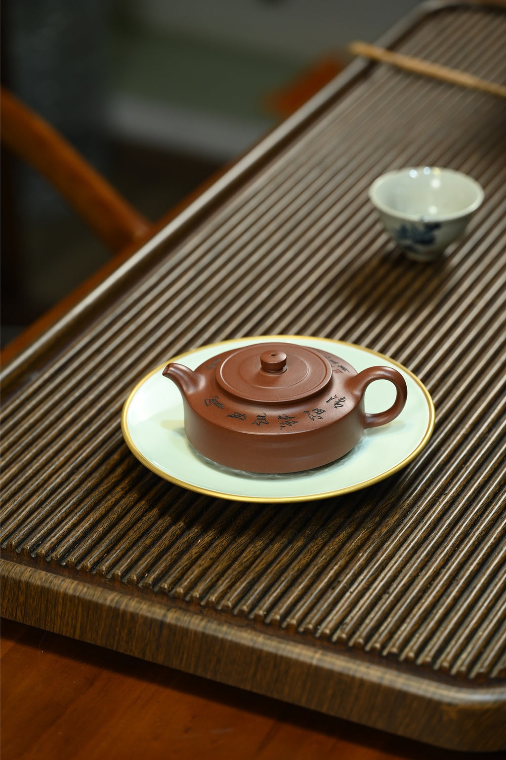 San Zu Zhou Pan    200cc   - Yixing Zisha Purple Clay Teapot