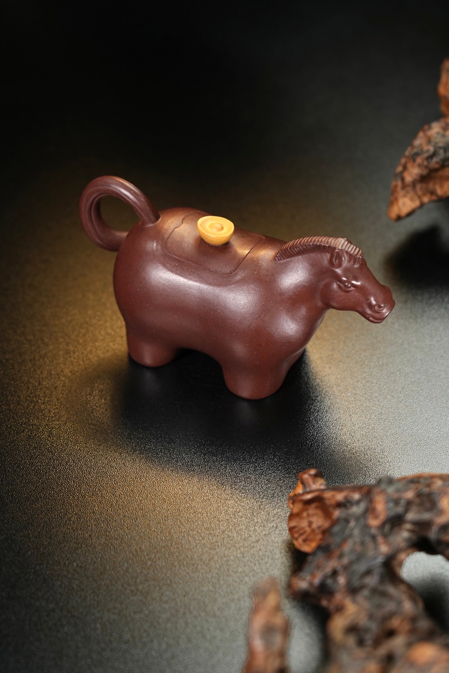 Ma Dao Cheng Gong    140cc   - Yixing Zisha Purple Clay Teapot