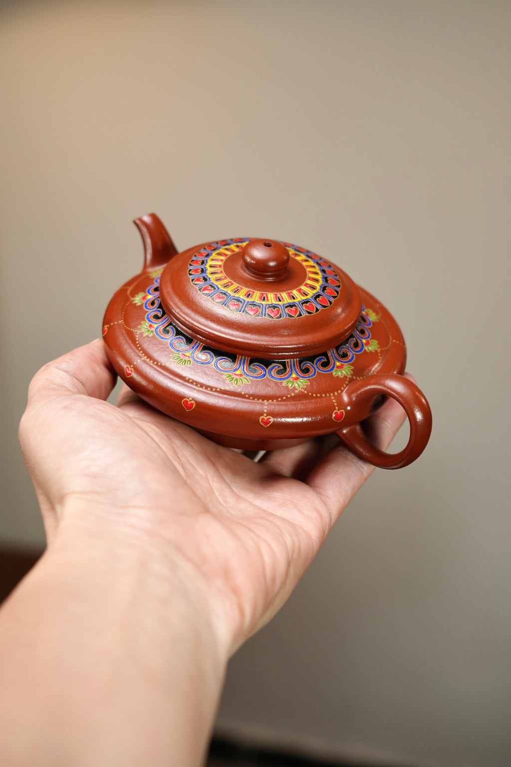 Xu Bian   200cc   - Yixing Zisha Purple Clay Teapot