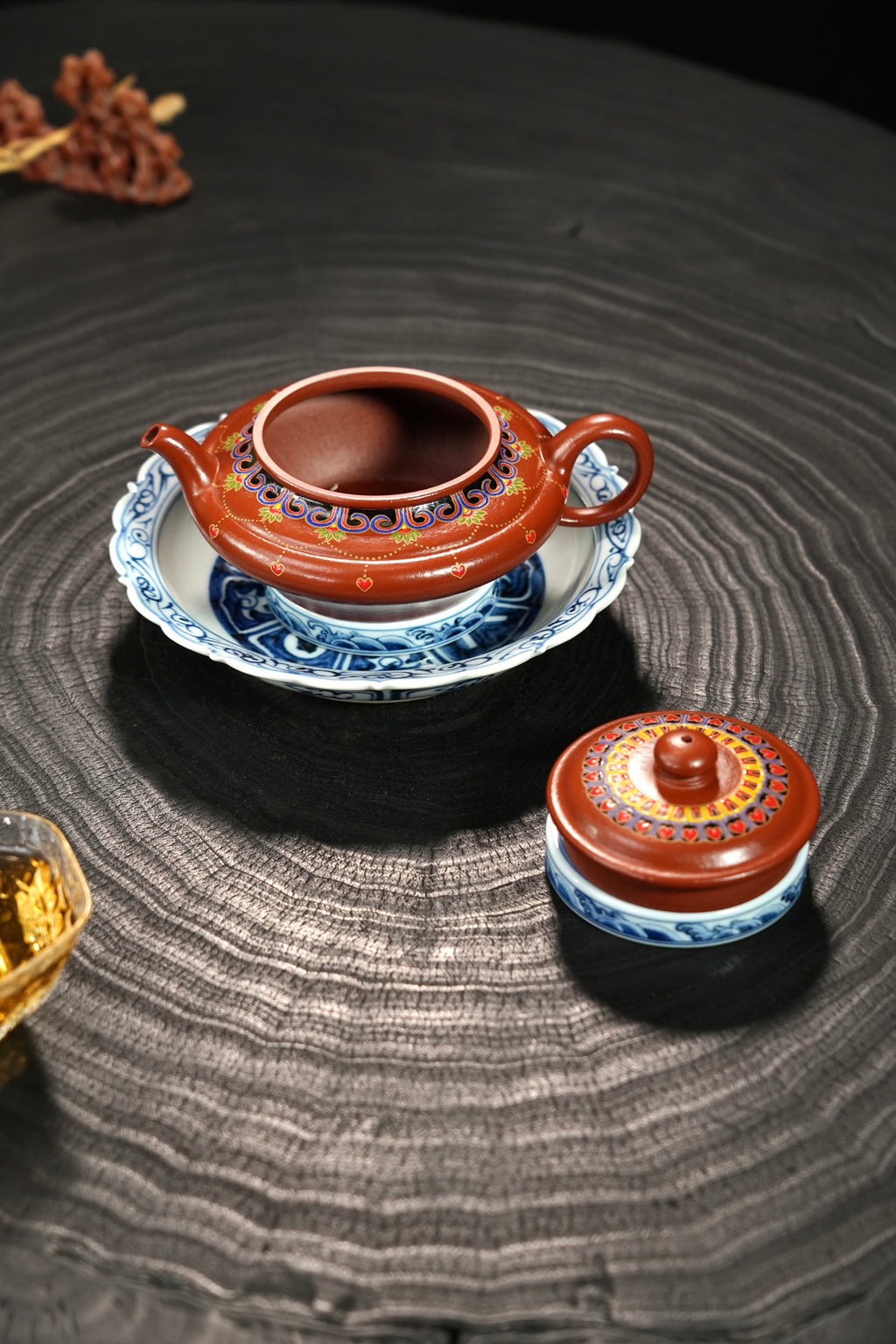 Xu Bian   200cc   - Yixing Zisha Purple Clay Teapot