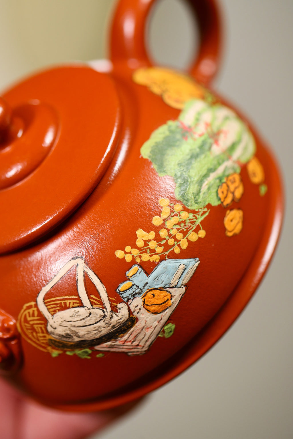 Long Zhu    120cc   - Yixing Zisha Purple Clay Teapot