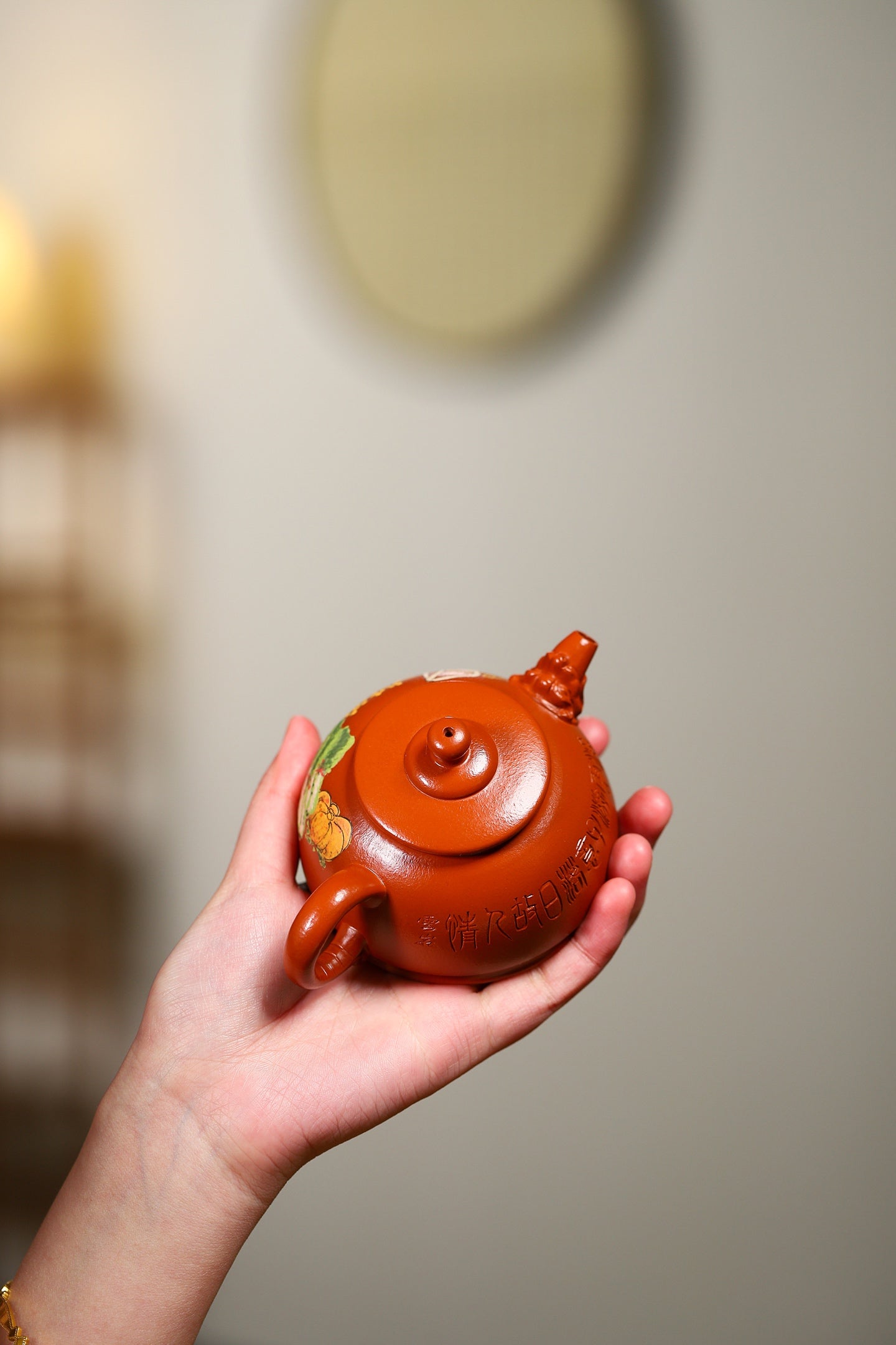 Long Zhu    120cc   - Yixing Zisha Purple Clay Teapot