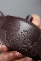 Jing Lan     190cc   - Yixing Zisha Purple Clay Teapot