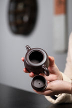 Jing Lan     190cc   - Yixing Zisha Purple Clay Teapot