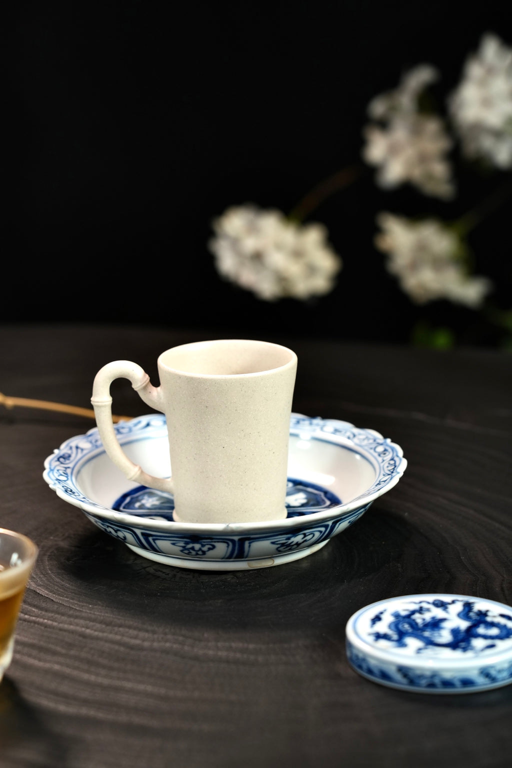 Hua Yu   100cc  - Yixing Zisha Purple Clay  Cup