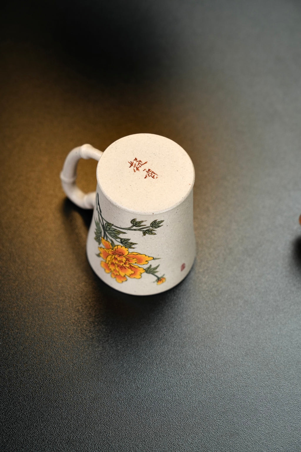 Hua Yu   100cc  - Yixing Zisha Purple Clay  Cup