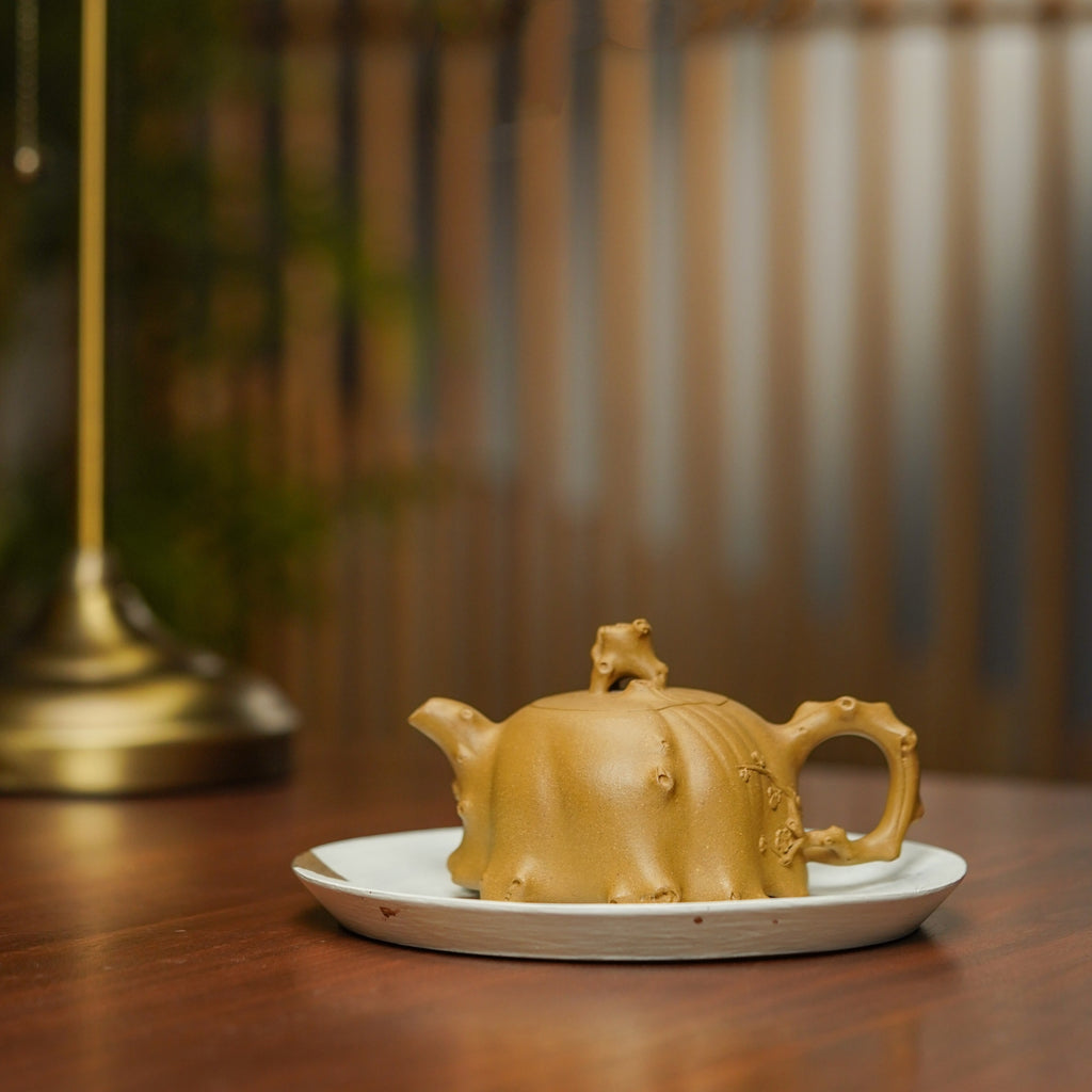 Mei Zhuang     220cc   - Yixing Zisha Purple Clay Teapot