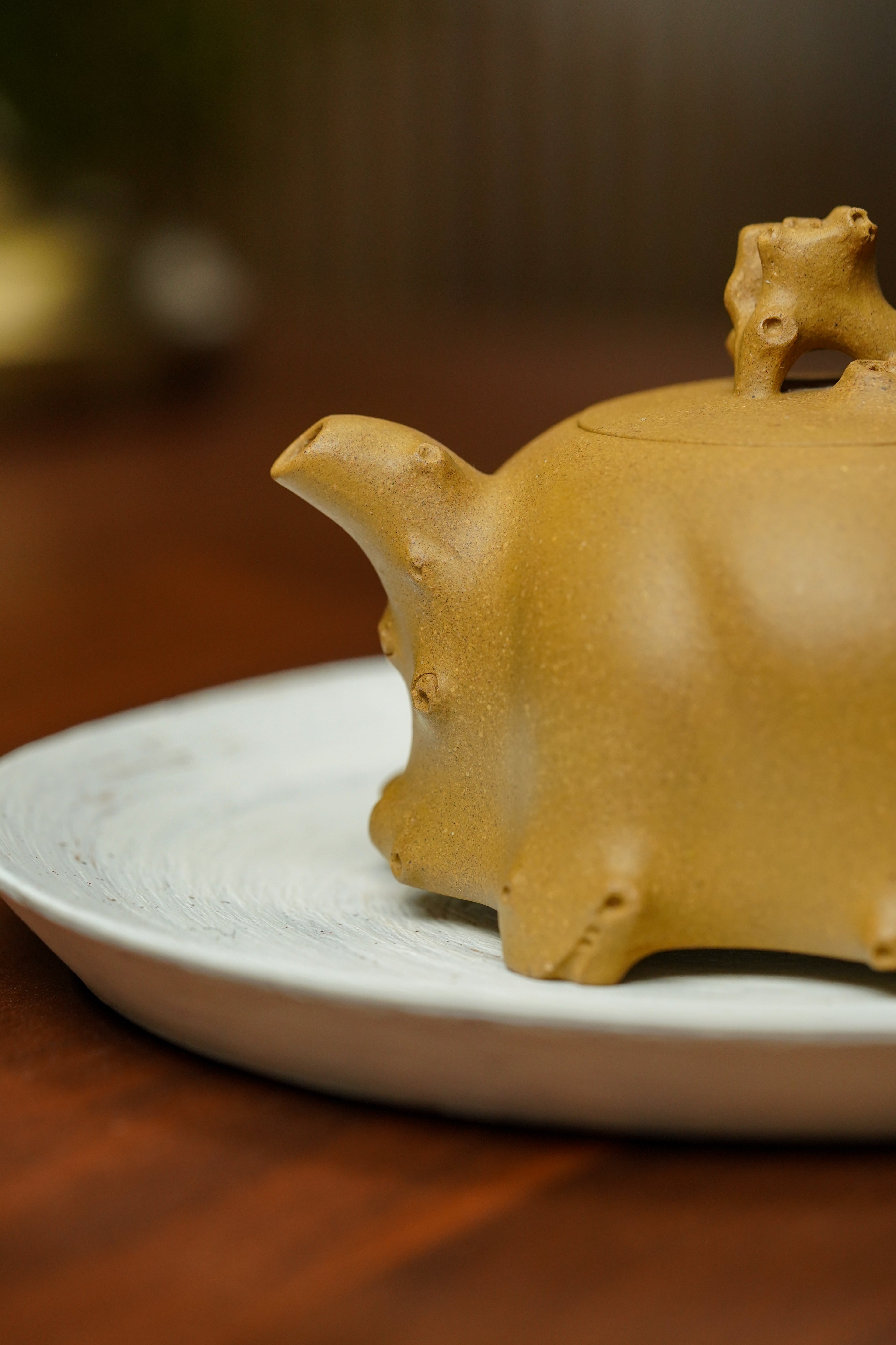 Mei Zhuang     220cc   - Yixing Zisha Purple Clay Teapot