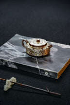 San Zu Zhou Pan    130cc   - Yixing Zisha Purple Clay Teapot
