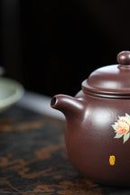 Pao Zun    380cc   - Yixing Zisha Purple Clay Teapot