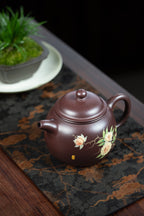 Pao Zun    380cc   - Yixing Zisha Purple Clay Teapot