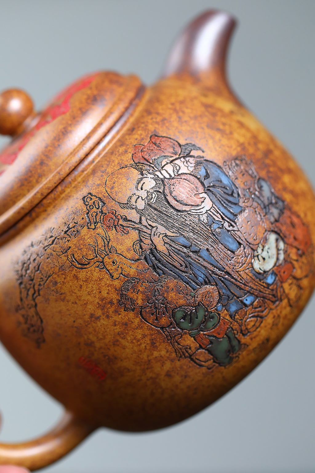 Pao Zun   360cc   - Yixing Zisha Purple Clay Teapot