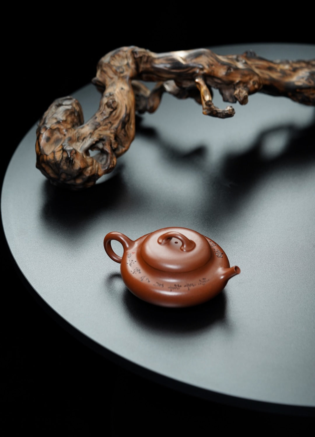 Hu Lu Piao   180cc   - Yixing Zisha Purple Clay Teapot