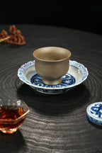 Zhen Yan   140cc  - Yixing Zisha Purple Clay  Cup