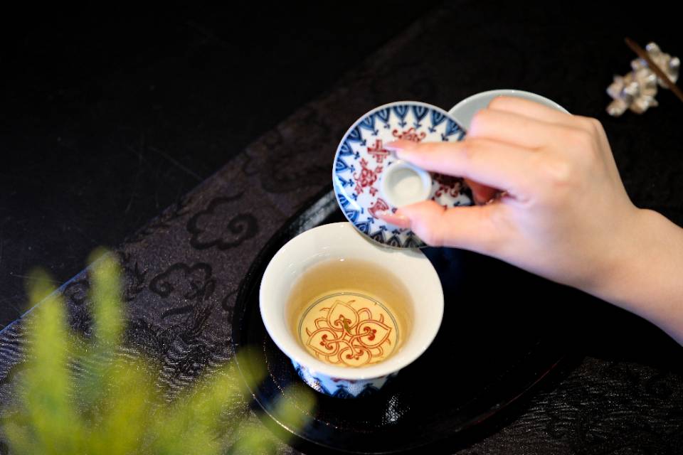 Blue and White with Underglaze Red  -Jingdezhen porcelain