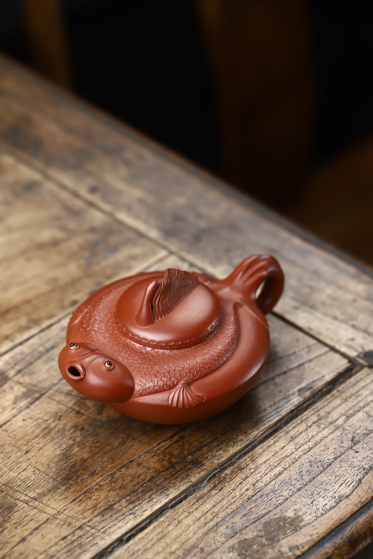 Fei Yu    240cc   - Yixing Zisha Purple Clay Teapot