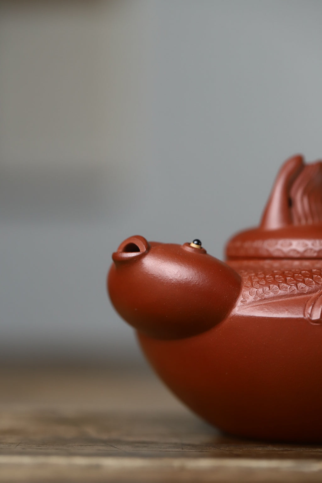 Fei Yu    240cc   - Yixing Zisha Purple Clay Teapot