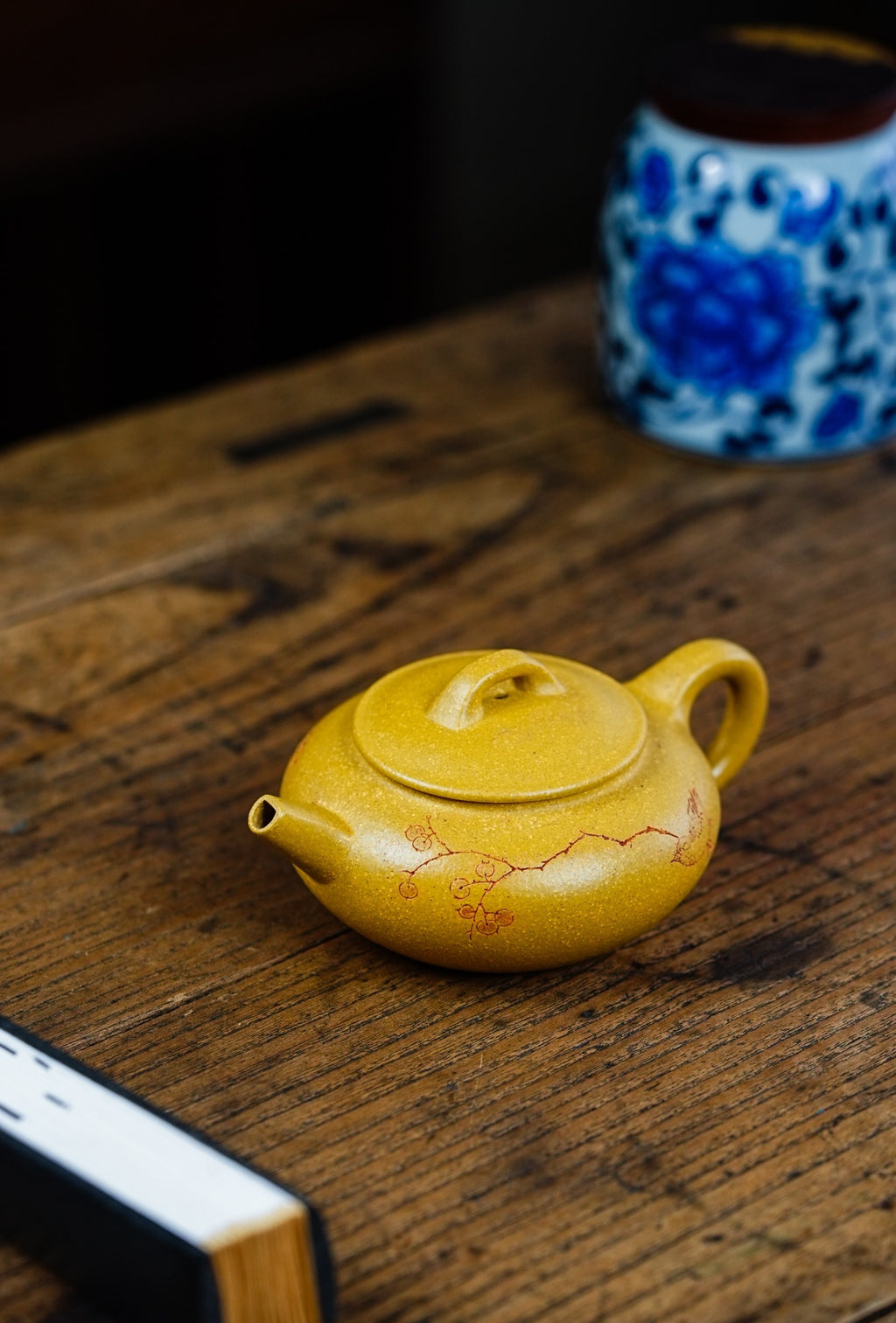 Bian Fang Gu   175cc   - Yixing Zisha Purple Clay Teapot