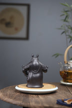 Zhao Cai Xi Niu Da Jiang Jun   - Yixing Zisha Handmade Tea Pets