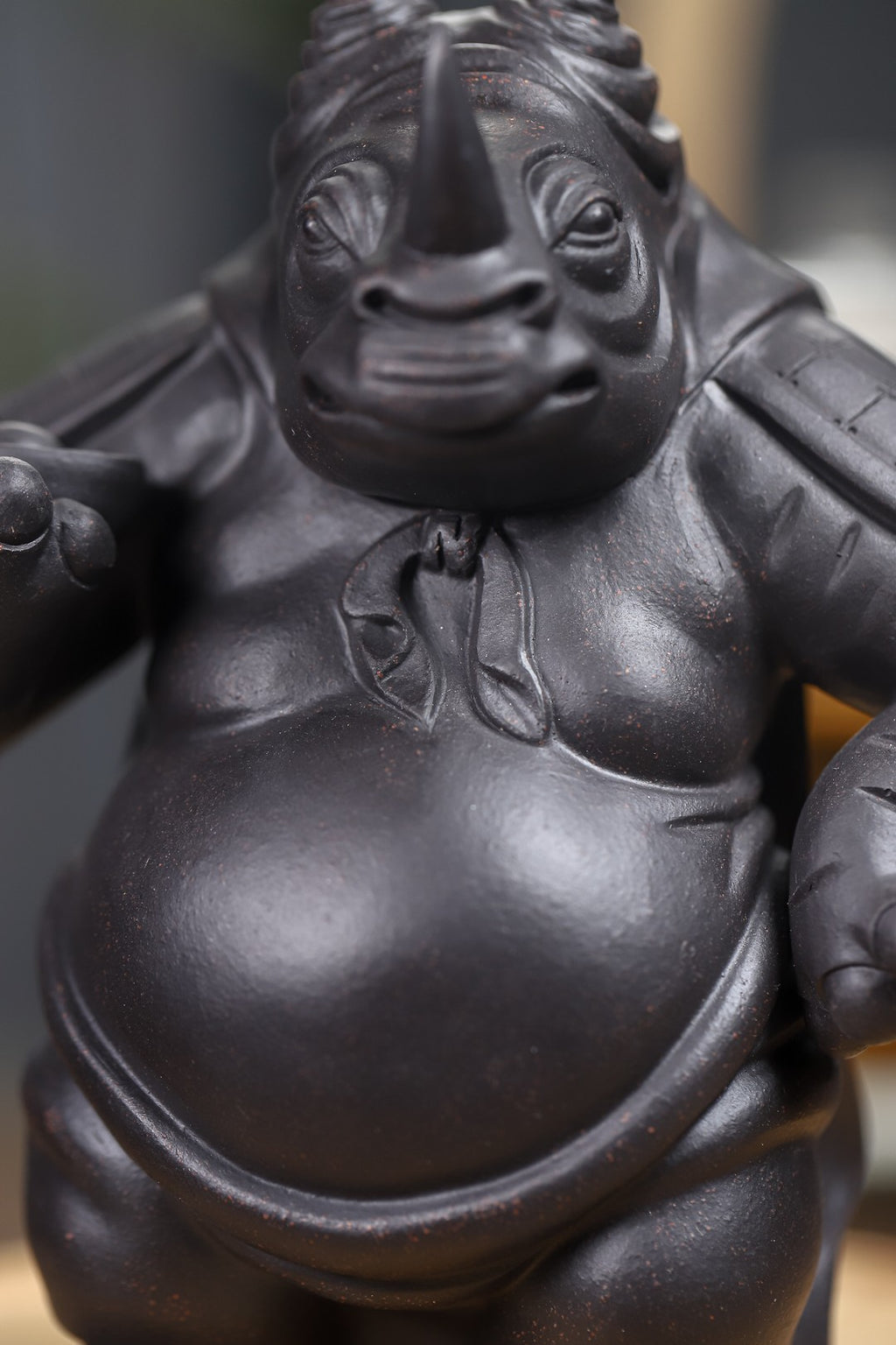 Zhao Cai Xi Niu Da Jiang Jun   - Yixing Zisha Handmade Tea Pets