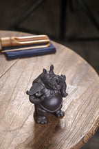 Zhao Cai Xi Niu Da Jiang Jun   - Yixing Zisha Handmade Tea Pets