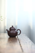 Duo Qiu   225cc   - Yixing Zisha Purple Clay Teapot