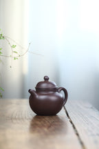 Duo Qiu   225cc   - Yixing Zisha Purple Clay Teapot