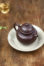 Duo Qiu   225cc   - Yixing Zisha Purple Clay Teapot