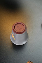 Hua Kai Fu Gui    100cc  - Yixing Zisha Purple Clay  Cup